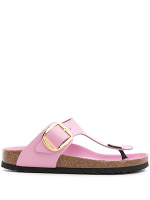Birkenstock Gizeh Big Buckle leather sandals - Pink
