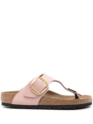 Birkenstock Gizeh nubuck-leather sandals - Pink