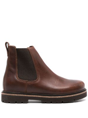 Birkenstock Highwood slip-on leather boots - Brown