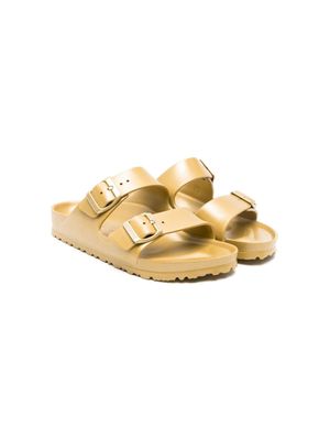Birkenstock Kids Arizona buckle-fastening sandals - GOLD