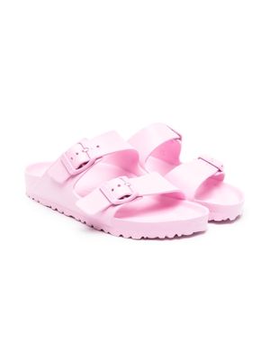 Birkenstock Kids Arizona buckle-fastening sandals - Pink