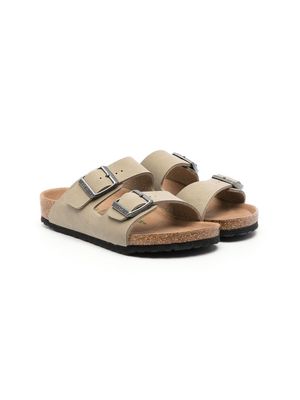 Birkenstock Kids Arizona buckle-strap sandals - Neutrals