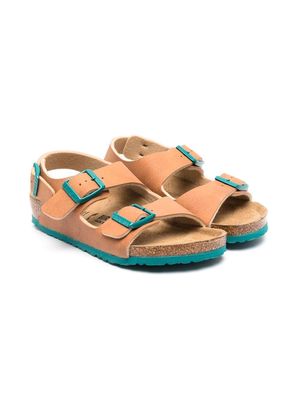 Birkenstock Kids Arizona buckled sandals - Brown