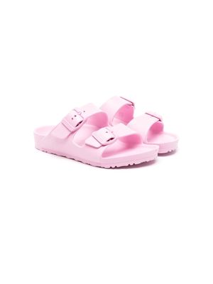 Birkenstock Kids Arizona logo-debossed sandals - Pink