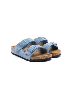 Birkenstock Kids Arizona slip-on sandals - Blue