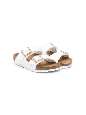 Birkenstock Kids Arizona slip-on sandals - White