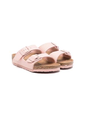 Birkenstock Kids Arizona textile sandals - Pink