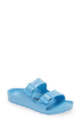 Birkenstock Kids' Arizona Waterproof Slide Sandal in Sky Blue