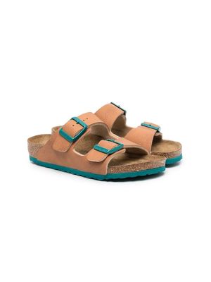 Birkenstock Kids Birko-Flor two-strap sandals - Brown