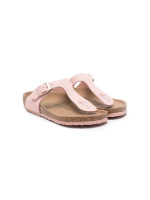Birkenstock Kids Gizeh thong slide sandals - Pink