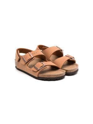 Birkenstock Kids Milano double-strap sandals - Brown