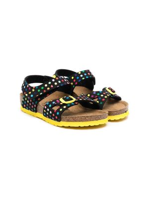 Birkenstock Kids Rio Digital Dots sandals - Black