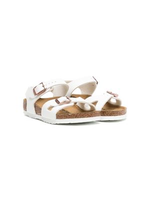 Birkenstock Kids Rio double-strap design sandals - White