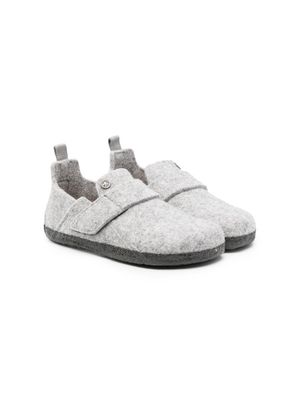 Birkenstock Kids Zermatt wool felt slippers - Grey