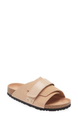 Birkenstock Kyoto Slide Sandal in Beige