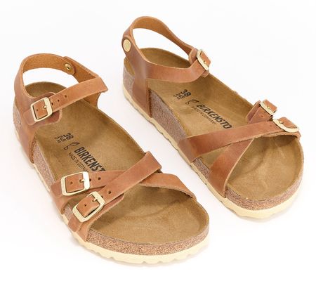 Birkenstock Leather Three-Strap Sandal - Kumba