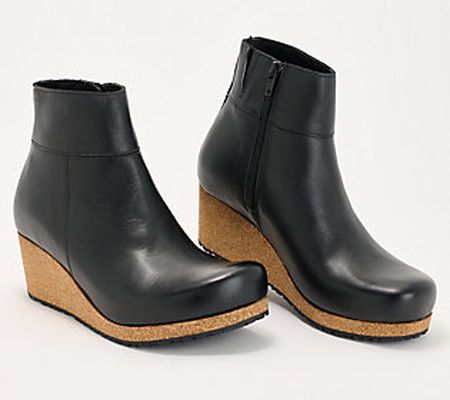 Birkenstock Leather Wedge Boot - Ebba
