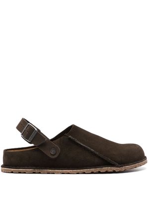 Birkenstock Lutry Premium suede slippers - Brown