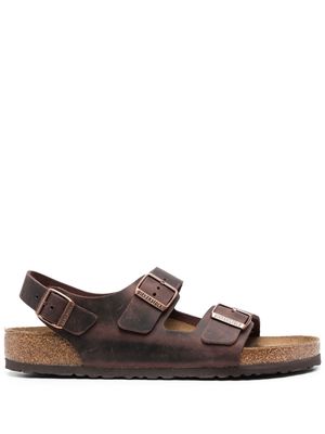 Birkenstock Milano double-strap slingback sandals - Brown