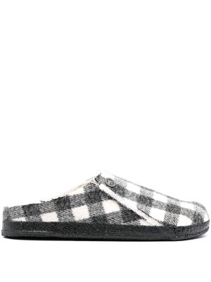 Birkenstock plaid flat sandals - Grey