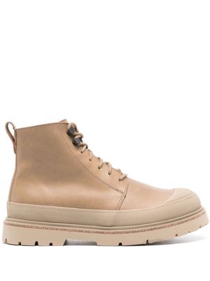 Birkenstock Prescott leather ankle boots - Neutrals