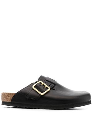 Birkenstock slip-on leather shoes - Black