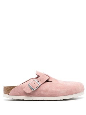 Birkenstock suede-leather clogs - Pink