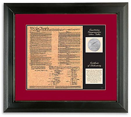 Birth of a Nation Constitution Coin Frame