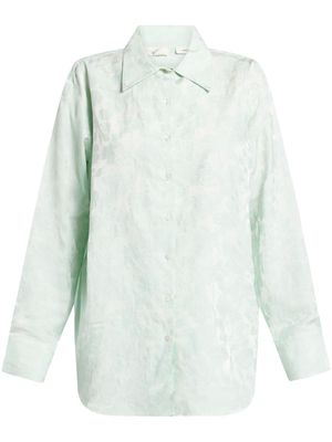 BITE Studios floral-print long-sleeve shirt - Green