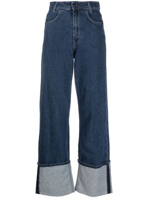BITE Studios high-waist straight jeans - Blue