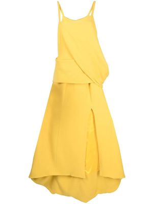BITE Studios Page Flow wool dress - Yellow