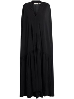 BITE Studios Poncho jersey maxi dress - Black