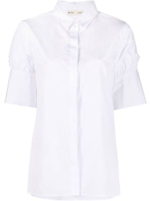 BITE Studios puff-sleeve tailored shirt - White