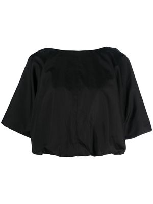 BITE Studios puffball short-sleeve blouse - Black