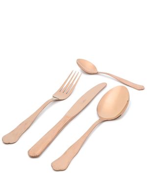 Bitossi Home 24-piece cutlery set - Brown