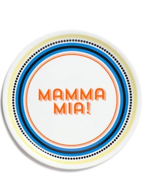 Bitossi Home 6 piece Mamma Mia pizza plate set - White