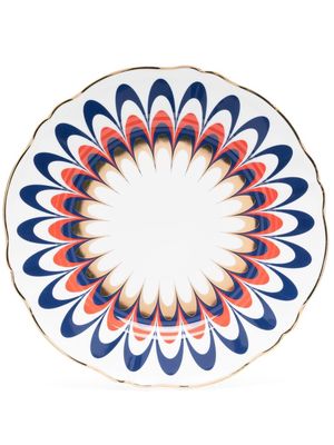 Bitossi Home Flora porcelain plate - White