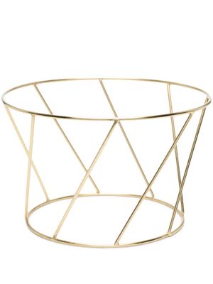 Bitossi Home round-frame metal cake holder - Gold