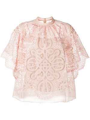 Biyan embroidered shift blouse - Pink