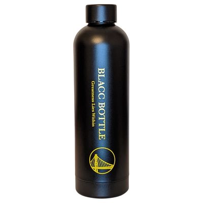 Blacc Bottle Golden State Warriors 25oz. Stainless Steel Water Bottle