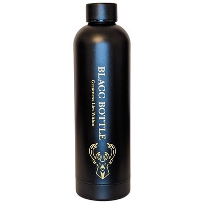 Blacc Bottle Milwaukee Bucks 25oz. Stainless Steel Water Bottle