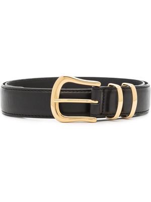 Black & Brown Marina 3cm leather belt