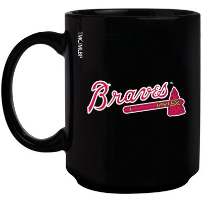 Black Atlanta Braves 15oz. Primary Logo Mug