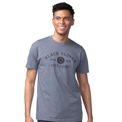 Black Clover Men's Cornerstone 4 T-Shirt in Heather Metal