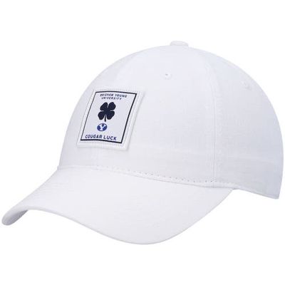 Black Clover Men's White BYU Cougars Dream Adjustable Hat