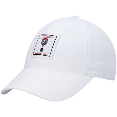 Black Clover Men's White New Mexico Lobos Dream Adjustable Hat