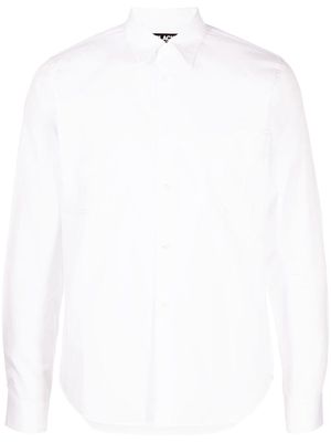 Black Comme Des Garçons pocket-detail cotton shirt - White