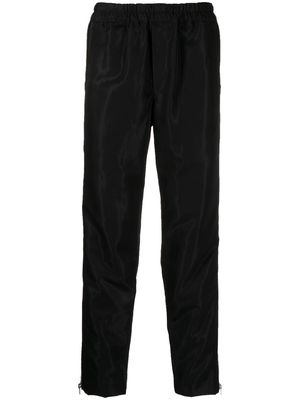 Black Comme Des Garçons side zip-detail trousers