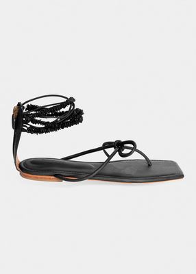 Black Costal Jungle Sandals