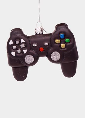 Black Game Controller Ornament